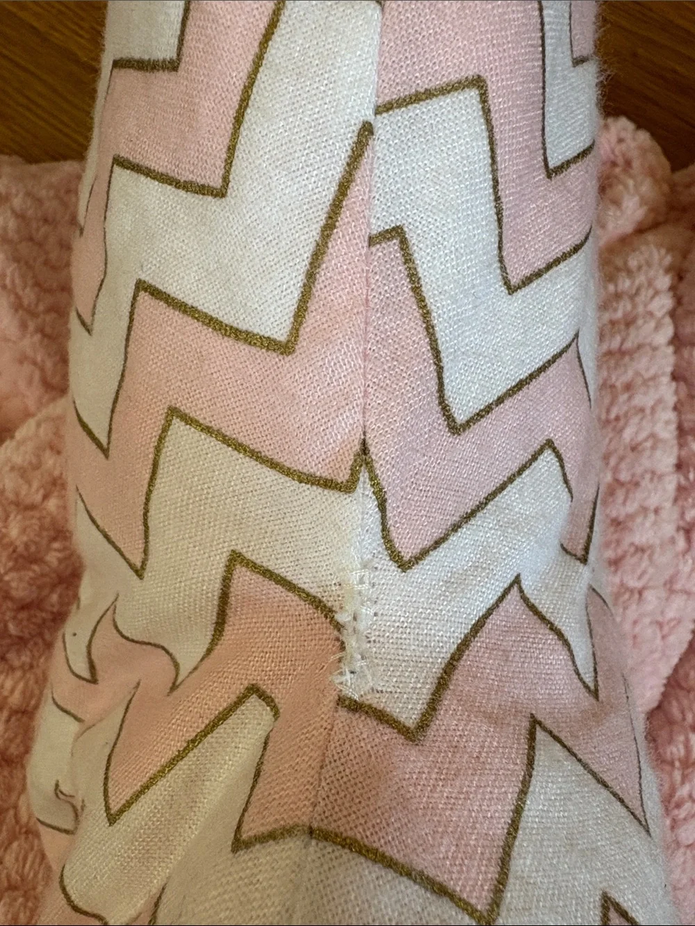 Handmade Pink, White & Gold Adult/Teen Mermaid Tale Blanket Sleeping Bag